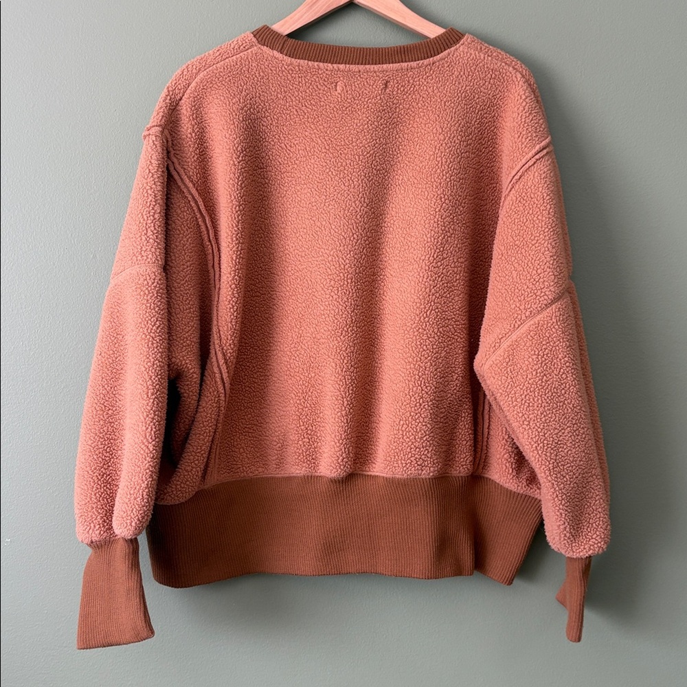 FP We The Free Cozy Camden Sweater Brown Oversized Sz XS - Picture 7 of 9